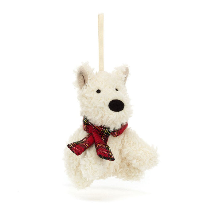 Jellycat : Munro Scottie Dog Decoration - Jellycat : Munro Scottie Dog Decoration