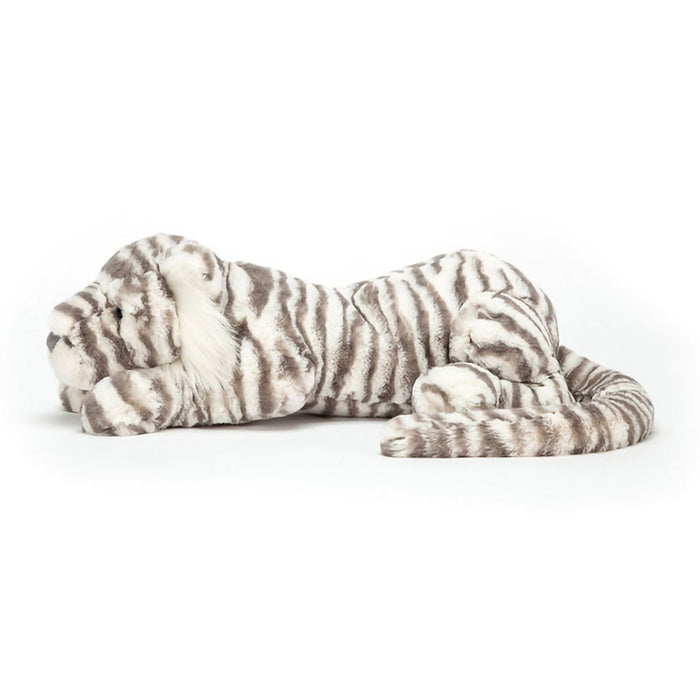 Jellycat : Sacha Snow Tiger - Large - Jellycat : Sacha Snow Tiger - Large