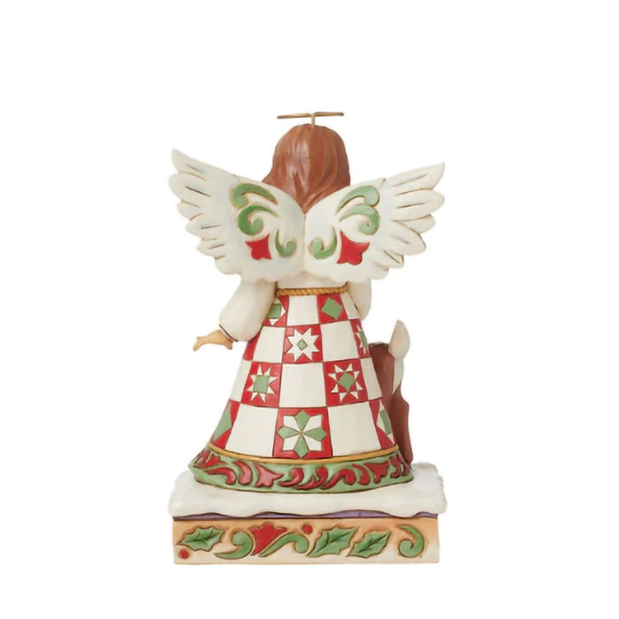 Jim Shore : Angel with Deer Figurine - Jim Shore : Angel with Deer Figurine