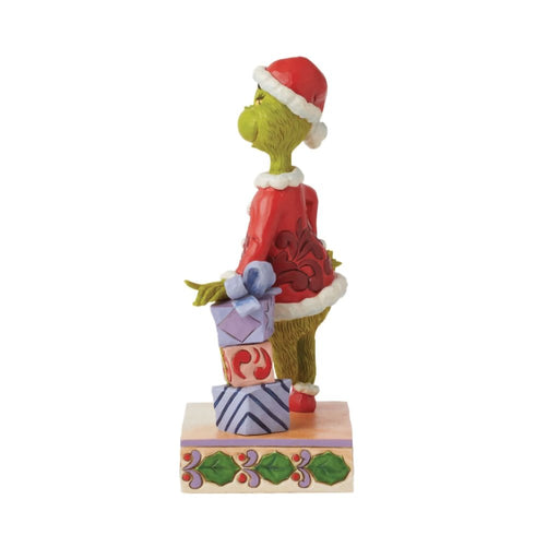 Jim Shore : Grinch Leaning on Gifts - Jim Shore : Grinch Leaning on Gifts