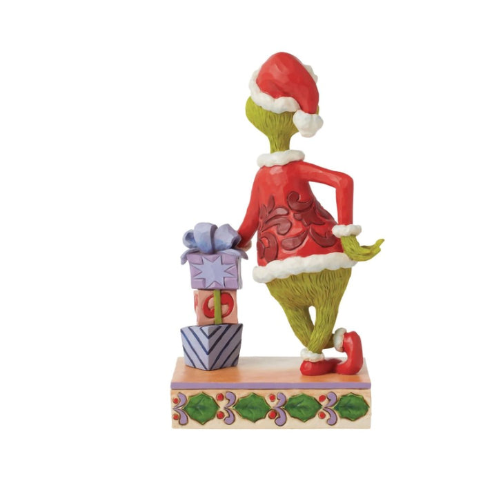 Jim Shore : Grinch Leaning on Gifts - Jim Shore : Grinch Leaning on Gifts