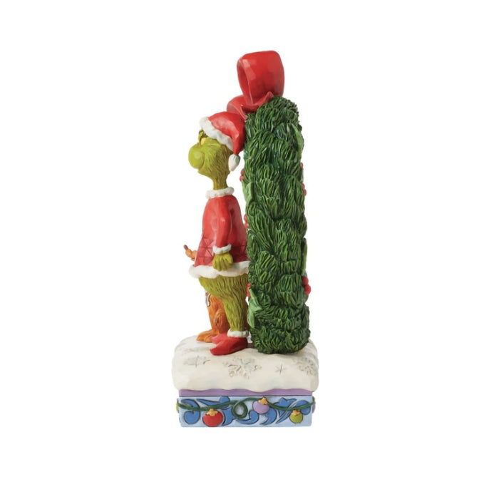 Jim Shore : Grinch & Max in Wreath Fig - Jim Shore : Grinch & Max in Wreath Fig