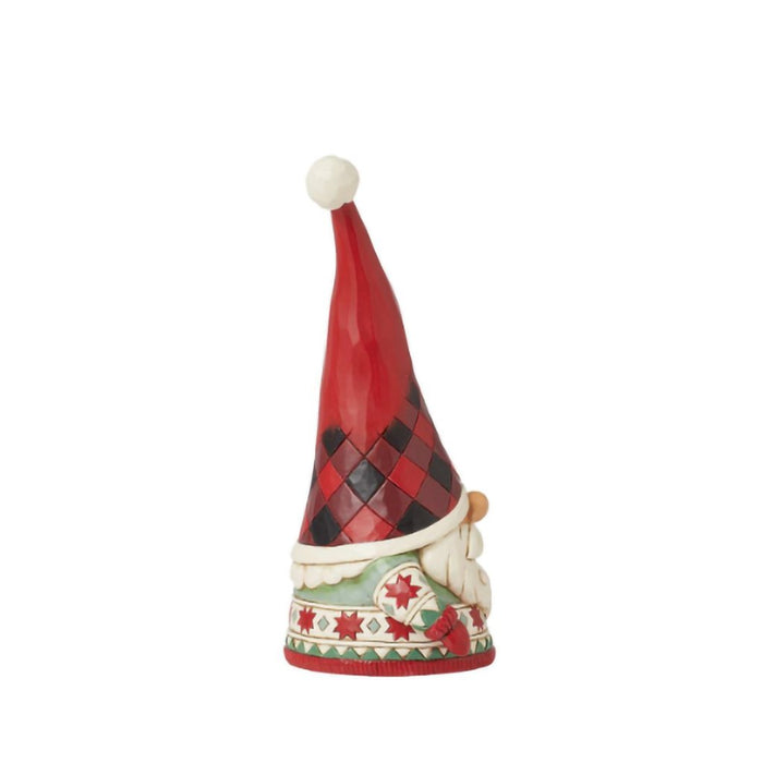 Jim Shore : Highland Glen Gnome Skis Figurine - Jim Shore : Highland Glen Gnome Skis Figurine