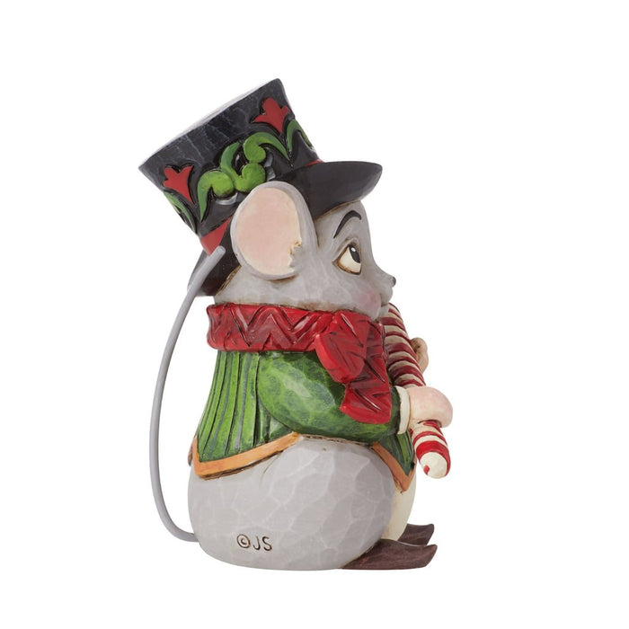 Jim Shore : Mini Christmas Mouse Figurine - Jim Shore : Mini Christmas Mouse Figurine