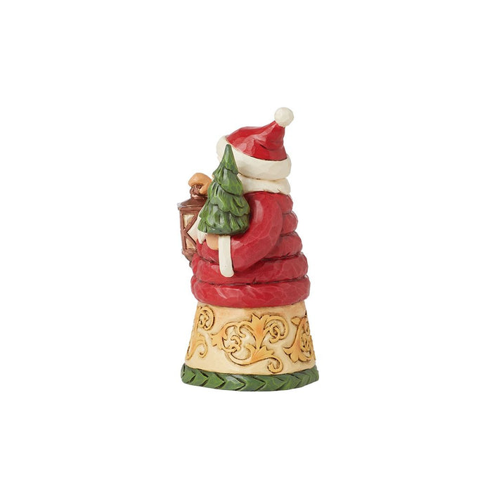 Jim Shore : Mini Santa with Puffy Coat Figurine - Jim Shore : Mini Santa with Puffy Coat Figurine