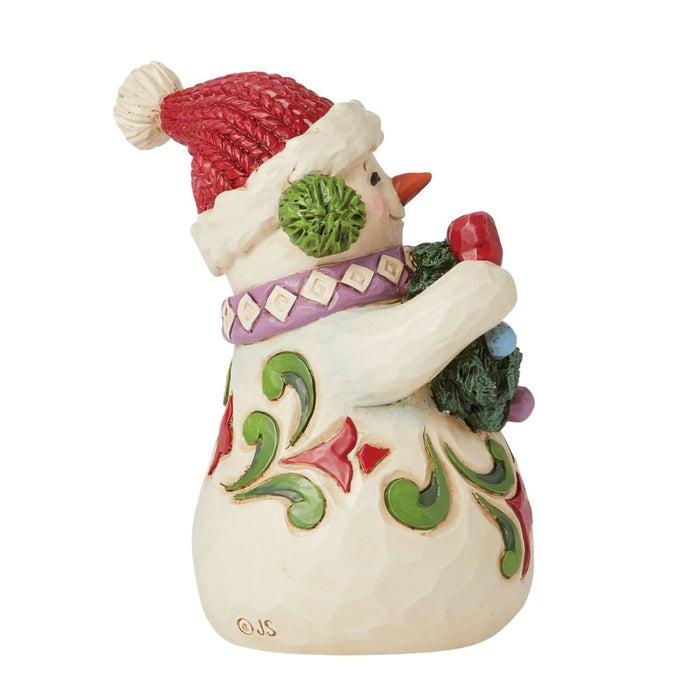 Jim Shore : Mini Snowman Earmuffs Figurine - Jim Shore : Mini Snowman Earmuffs Figurine