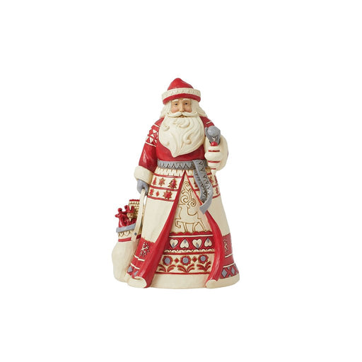 Jim Shore : Nordic Noel Santa with Bag Figurine - Jim Shore : Nordic Noel Santa with Bag Figurine