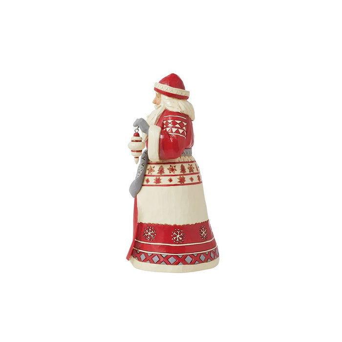 Jim Shore : Nordic Noel Santa with Bag Figurine - Jim Shore : Nordic Noel Santa with Bag Figurine