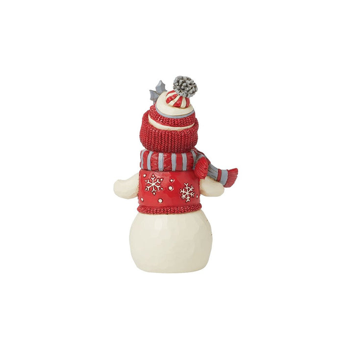 Jim Shore : Nordic Noel Snowman with Hat - Jim Shore : Nordic Noel Snowman with Hat