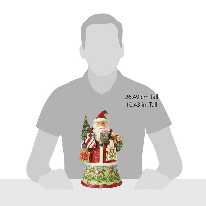 Jim Shore : Santa with Gifts Bags Figurine - Jim Shore : Santa with Gifts Bags Figurine