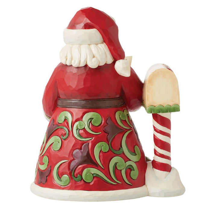 Jim Shore : Santa With Letter 2024 Dated Figurine, 7.2" - Jim Shore : Santa With Letter 2024 Dated Figurine, 7.2"