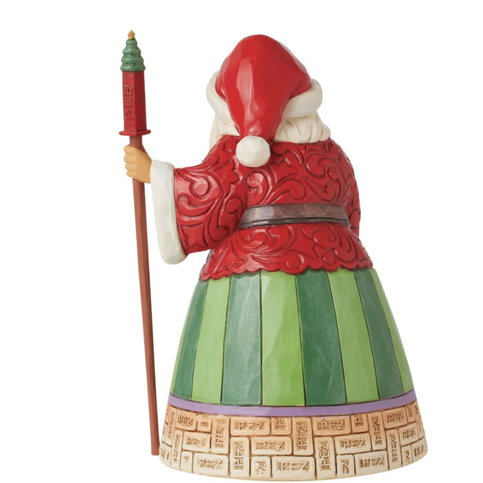 Jim Shore : Santa with PEZ Toy Bag - Jim Shore : Santa with PEZ Toy Bag