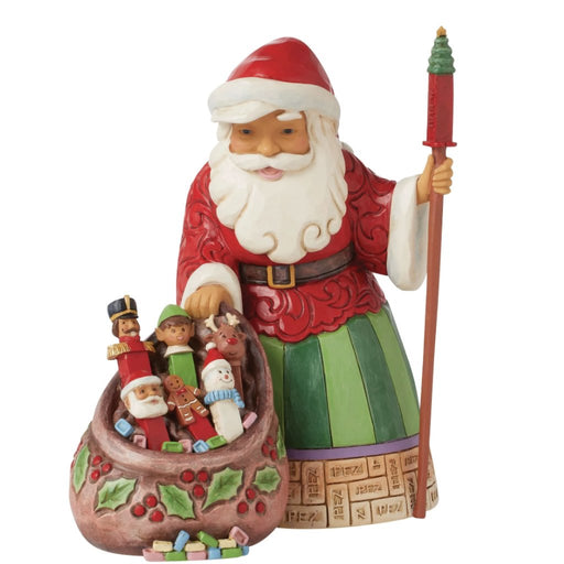 Jim Shore : Santa with PEZ Toy Bag - Jim Shore : Santa with PEZ Toy Bag