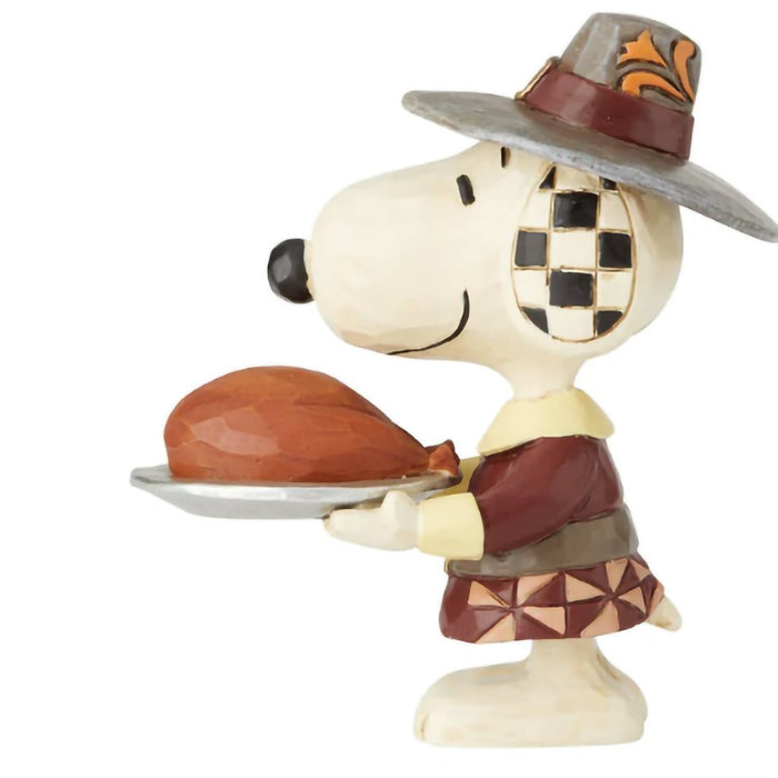 Jim Shore : Snoopy Pilgrim Mini Figurine - Jim Shore : Snoopy Pilgrim Mini Figurine