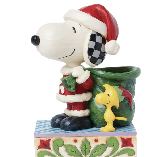 Jim Shore : Snoopy Santa and Elf Woodstock - Jim Shore : Snoopy Santa and Elf Woodstock