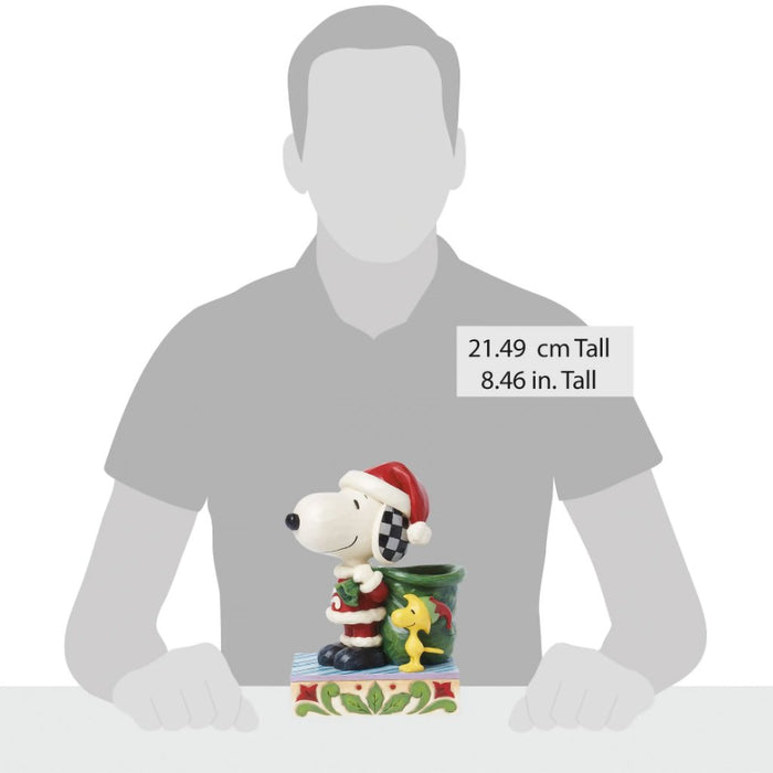 Jim Shore : Snoopy Santa and Elf Woodstock - Jim Shore : Snoopy Santa and Elf Woodstock