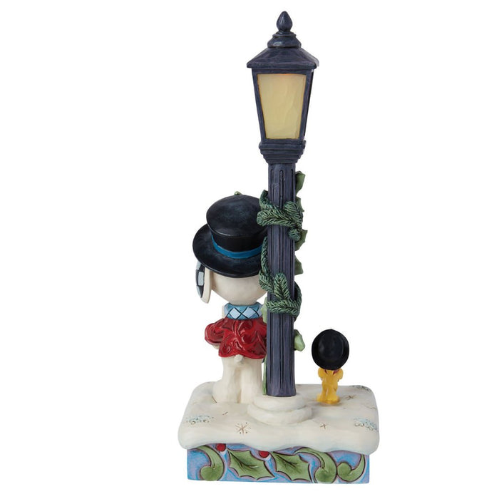 Jim Shore : Snoopy & Woodstock Lamp Post - Jim Shore : Snoopy & Woodstock Lamp Post