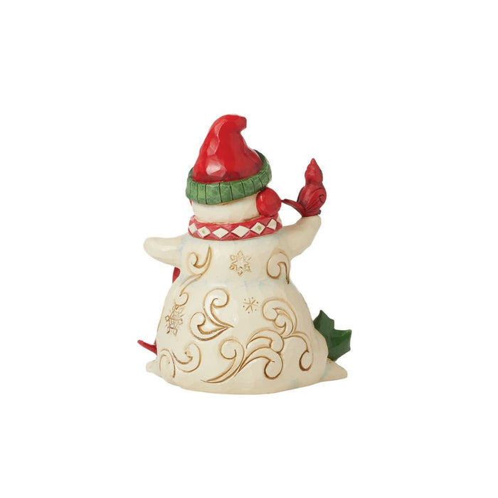 Jim Shore : Snowman with Earmuffs Figurine - Jim Shore : Snowman with Earmuffs Figurine