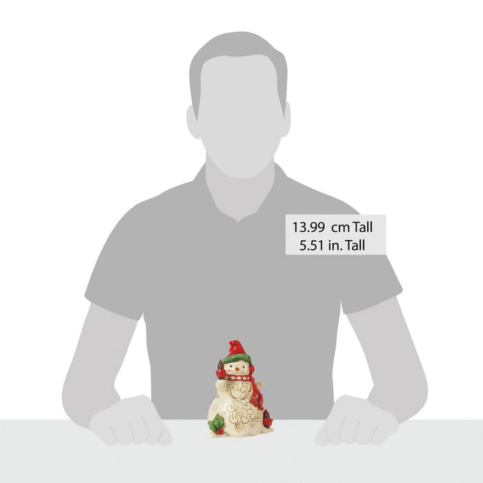 Jim Shore : Snowman with Earmuffs Figurine - Jim Shore : Snowman with Earmuffs Figurine