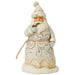 Jim Shore : Wdlnd Carved Santa Pipe Fig - Jim Shore : Wdlnd Carved Santa Pipe Fig