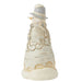 Jim Shore : Wdlnd Carved Snowman Hat Fig - Jim Shore : Wdlnd Carved Snowman Hat Fig