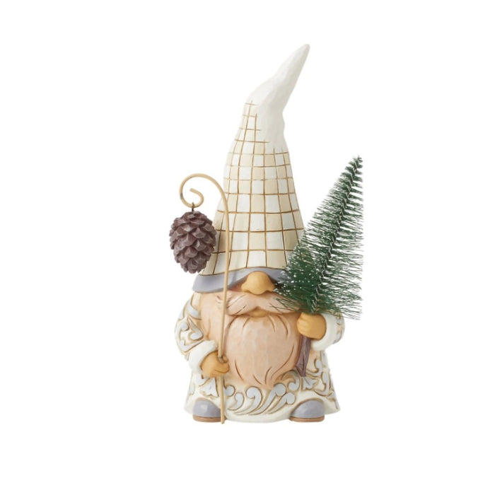 Jim Shore : Wdlnd Gnome with Sisal Tree - Jim Shore : Wdlnd Gnome with Sisal Tree