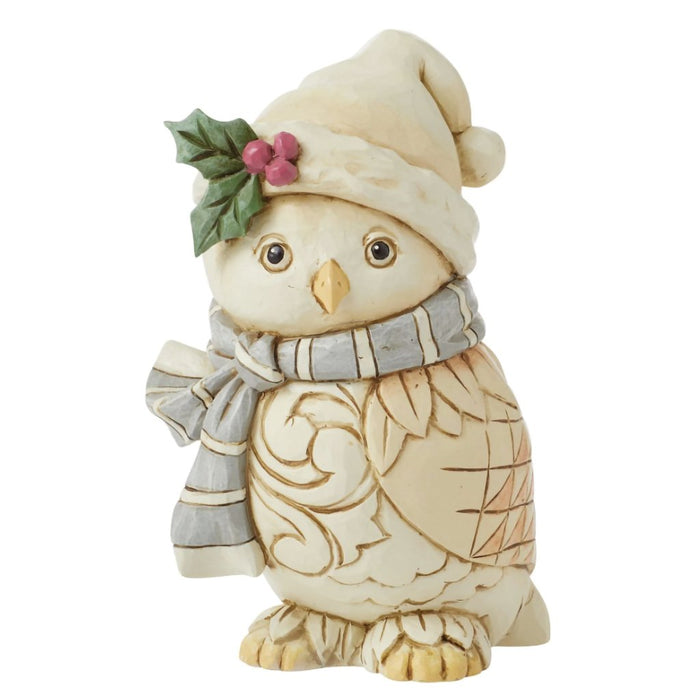 Jim Shore : Wdlnd Owl with Scarf Fig - Jim Shore : Wdlnd Owl with Scarf Fig