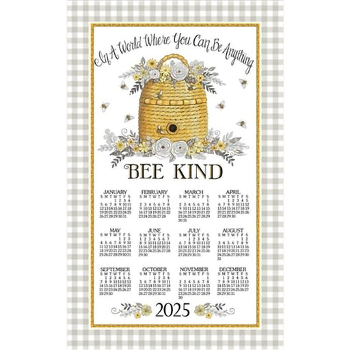 Kay Dee Designs : 2025 Calendar Towel - Bee Kind - Kay Dee Designs : 2025 Calendar Towel - Bee Kind