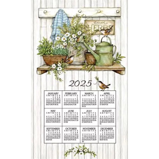 Kay Dee Designs : 2025 Calendar Towel - Fresh Herbs - Kay Dee Designs : 2025 Calendar Towel - Fresh Herbs