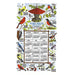 Kay Dee Designs : 2025 Calendar Towel - Songbird's Feast - Kay Dee Designs : 2025 Calendar Towel - Songbird's Feast