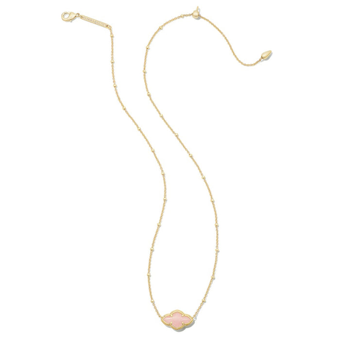 Kendra Scott 
Abbie necklace
Abbie gold pendant necklace
Rose Quartz necklace
Kendra Scott rose quartz jewelry
Gold clover pendant necklace
Kendra Scott necklace
Gold necklace
Delicate beaded chain necklace
everyday necklace
Kendra Scott gold necklace
Pendant necklace with meaning
Rose quartz pendant for women
Layering necklace
Kendra Scott Valentine gift
Gold and pink necklace