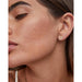 Kendra Scott : Ari Heart Gold Stud Earrings in Rose Quartz - Kendra Scott : Ari Heart Gold Stud Earrings in Rose Quartz