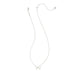 Kendra Scott : Blair Silver Bow Small Short Pendant Necklace in Iridescent Drusy - Kendra Scott : Blair Silver Bow Small Short Pendant Necklace in Iridescent Drusy