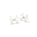 Kendra Scott : Blair Silver Bow Small Stud Earrings in Iridescent Drusy - Kendra Scott : Blair Silver Bow Small Stud Earrings in Iridescent Drusy