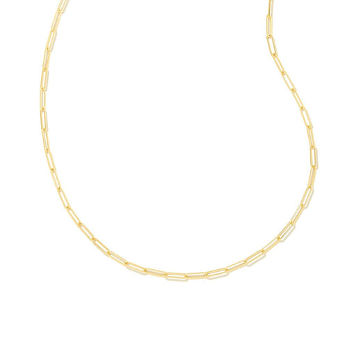 Kendra Scott : Courtney Paperclip Necklace in Gold - Kendra Scott : Courtney Paperclip Necklace in Gold