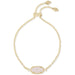 Kendra Scott : Elaina Bracelet in Gold & Iridescent Drusy - Kendra Scott : Elaina Bracelet in Gold & Iridescent Drusy