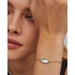 Kendra Scott : Elaina Gold Adjustable Chain Bracelet in Light Blue Illusion - Kendra Scott : Elaina Gold Adjustable Chain Bracelet in Light Blue Illusion