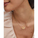 Kendra Scott : Elisa Gold Pendant Necklace in Citrine - Kendra Scott : Elisa Gold Pendant Necklace in Citrine