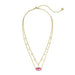 Kendra Scott : Elisa Pearl Multi Strand Necklace - Gold Azalea Illusion - Kendra Scott : Elisa Pearl Multi Strand Necklace - Gold Azalea Illusion