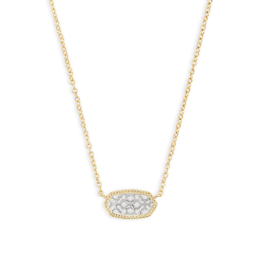 Kendra Scott : Elisa Pendant Necklace in Silver Filigree Mix - Kendra Scott : Elisa Pendant Necklace in Silver Filigree Mix