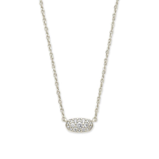 Kendra Scott : Grayson Silver Crystal Necklace - Kendra Scott : Grayson Silver Crystal Necklace