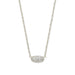 Kendra Scott : Grayson Silver Crystal Necklace - Kendra Scott : Grayson Silver Crystal Necklace