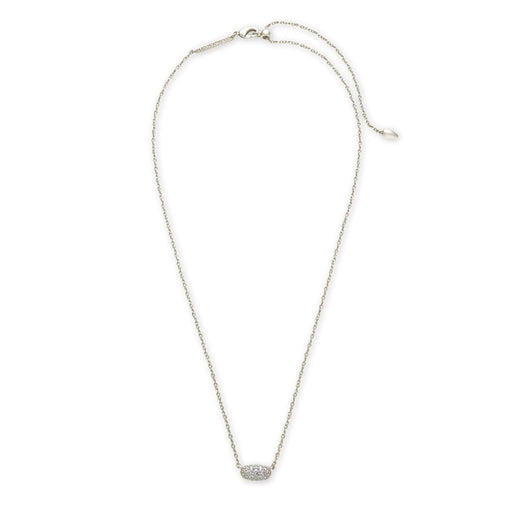 Kendra Scott : Grayson Silver Crystal Necklace - Kendra Scott : Grayson Silver Crystal Necklace