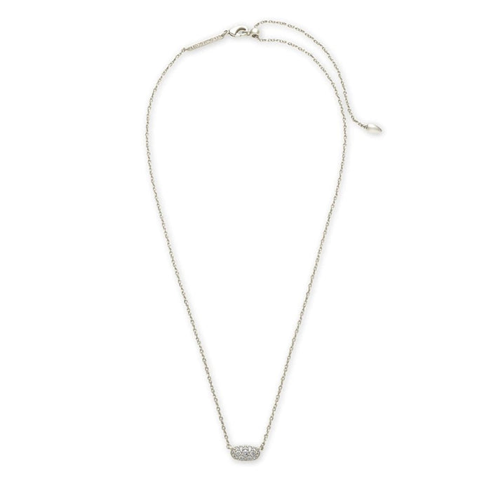 Kendra Scott : Grayson Silver Crystal Necklace - Kendra Scott : Grayson Silver Crystal Necklace