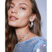 Kendra Scott : Holland Silver Strand Necklace in White Crystal - Kendra Scott : Holland Silver Strand Necklace in White Crystal