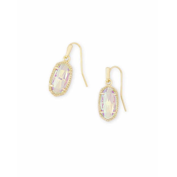 Kendra Scott : Lee Gold Drop Earrings - Dichroic Glass - Kendra Scott : Lee Gold Drop Earrings - Dichroic Glass