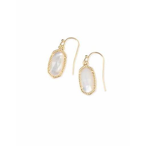 Kendra Scott : Lee Gold Drop Earrings - Ivory Mother - of - Pearl - Kendra Scott : Lee Gold Drop Earrings - Ivory Mother - of - Pearl