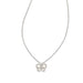 Kendra Scott : Mae Silver Butterfly Short Pendant Necklace in Ivory Mother of Pearl - Kendra Scott : Mae Silver Butterfly Short Pendant Necklace in Ivory Mother of Pearl