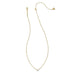 Kendra Scott : Mini Elisa Enamel Frame Short Pendant Necklace Gold - White Mother Of Pearl - Kendra Scott : Mini Elisa Enamel Frame Short Pendant Necklace Gold - White Mother Of Pearl