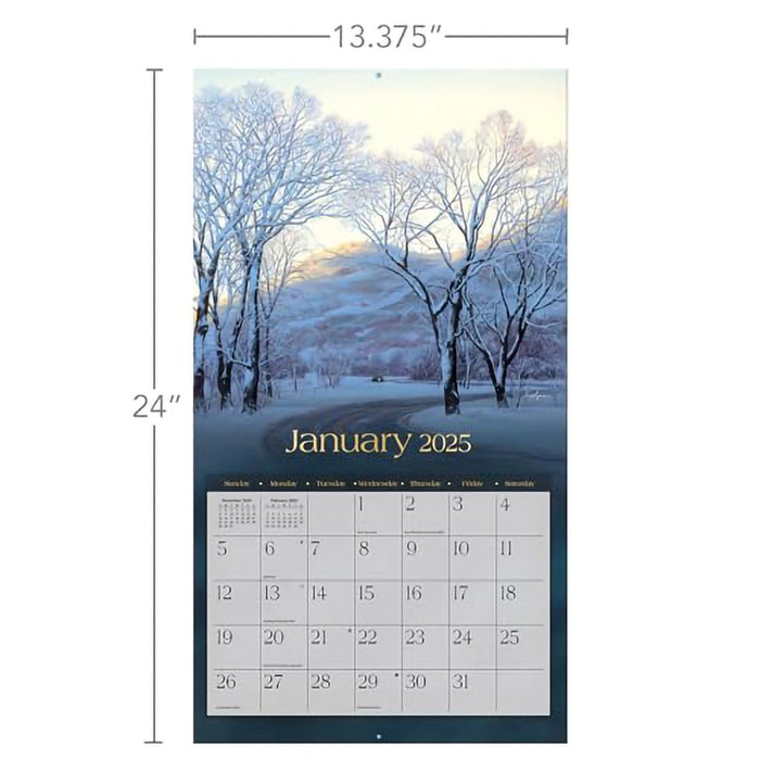 Lang : Around the World 2025 Wall Calendar by Evgeny Lushpin - Lang : Around the World 2025 Wall Calendar by Evgeny Lushpin